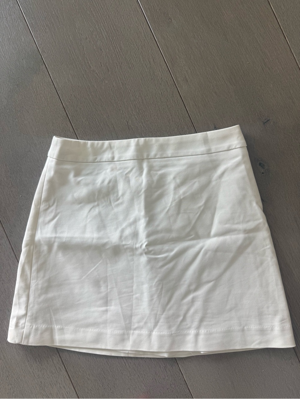 Express White Mini A-Line Skirt